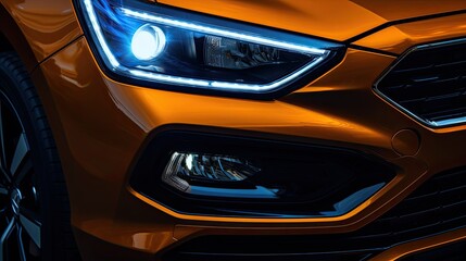 Adaptive headlights for improved visibility, solid color background
