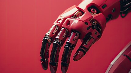Robotic prosthetic limbs and exoskeletons, solid color background