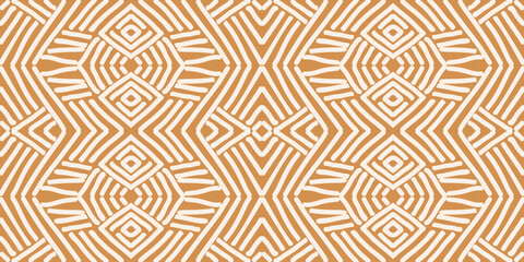 Hand drawn Batik pattern seamless. Geometric chevron abstract illustration, wallpaper. Tribal ethnic vector texture. Aztec style. Folk embroidery. Indian, Scandinavian, African rug, tile.