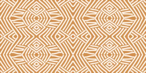 Papier Peint photo Style bohème Hand drawn Batik pattern seamless. Geometric chevron abstract illustration, wallpaper. Tribal ethnic vector texture. Aztec style. Folk embroidery. Indian, Scandinavian, African rug, tile.