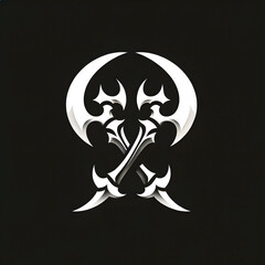 Fototapeta premium Crossed Swords Logos