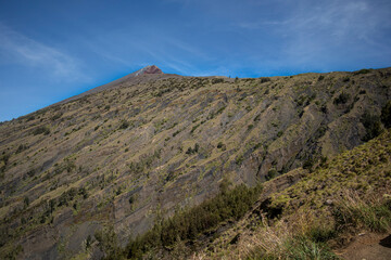 Peak of Rinjani Mountain