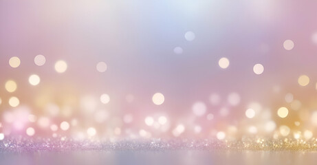 abstract background with bokeh lights