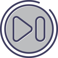 Next Track Button Vector Icon