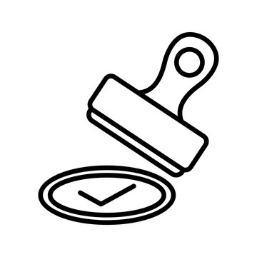 recommend clip art: stamp icon isolated sign symbol and flat style for app, web and digital design color editable
