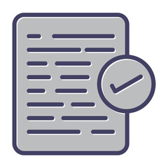 Document Approval Vector Icon