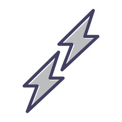 Lightning Vector Icon