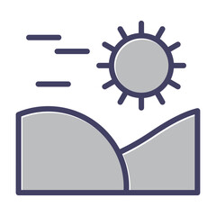 Desert Vector Icon
