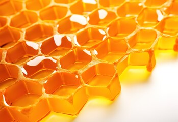 Honey product with isolated organic natural ingredients concept