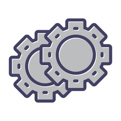 Gears Vector Icon