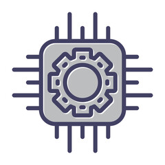 Obraz premium Cpu Vector Icon