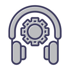 Obraz premium Headset Vector Icon