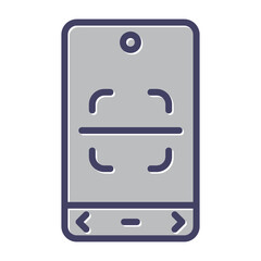 Qr Code Scanning Vector Icon