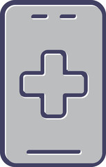 Fototapeta premium Medical App Vector Icon