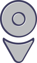 Scroll Down Vector Icon