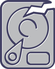 Hard Drive Vector Icon