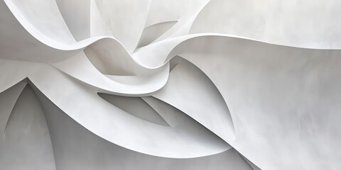 Geometric abstract on white light background.