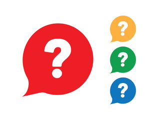 question mark on white backgroud	