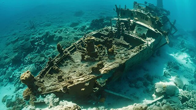 Despite efforts to remove the wreckage remnants of the grounded ship still remain embedded in the coral reef a constant reminder of the damage caused by human error.
