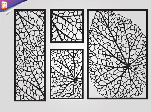 Modern Laser Cut Patterns  Floral Laser-Cut