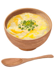 おかゆ（卵粥ネギ付き）木匙付き