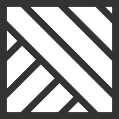 Flawless Monoline Emblem Minimalist Flat Logo Vector
