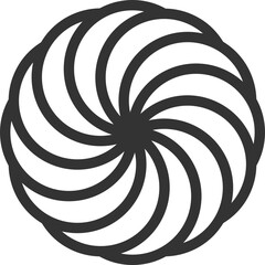  Simple Black Line Logo Template
