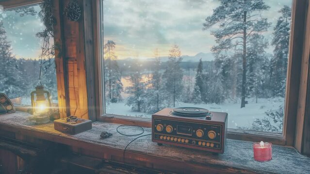 listen to the radio in winter