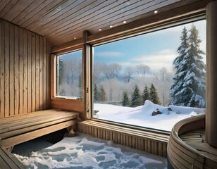 winter sauna