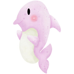 Sea animals watercolor so cute 