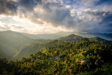 Sunset in Ella Sri Lanka