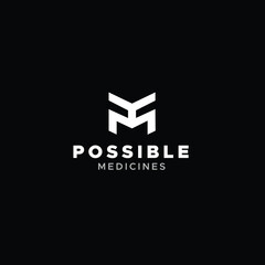 Fototapeta premium PM logo