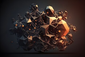 A_captivating_abstract_polygonal_space