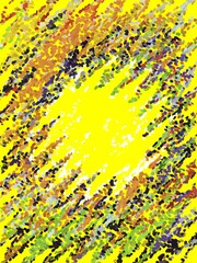 abstract background with yellow circles