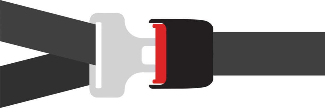 recommend clip art: Car safety belt. Seatbelt safe buckle icon isolated. Security strap fasten accident insurance