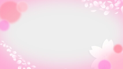 桜、テロップベース、かわいい、ベース、花