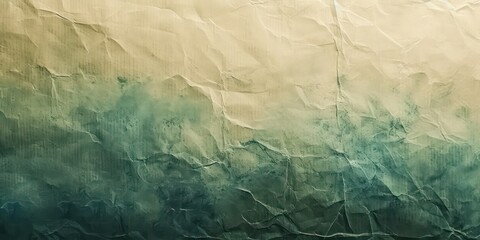Soft green and beige Kraft Paper texture background with light, subtle hues, tranquil and calming aesthetic.
