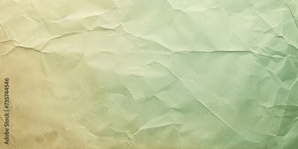 Sticker Soft green and beige Kraft Paper texture background with light, subtle hues, tranquil and calming aesthetic.