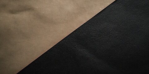 Soft black and brown Kraft Paper texture background with light, subtle hues, tranquil and calming aesthetic