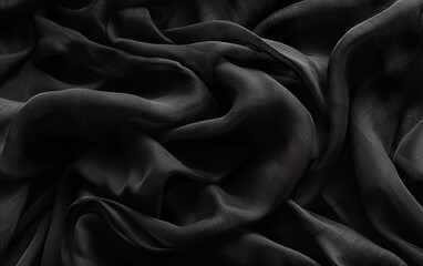 Obraz premium black silk background