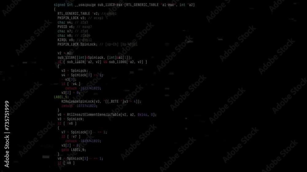 Wall mural binary data code background with glitch effect. glitch black and white lines and pixels. futuristic 