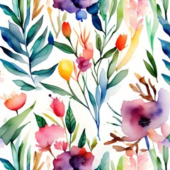 background with tulips