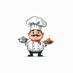 vector chef character design