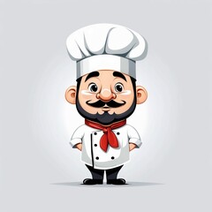 vector chef character design