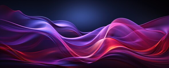 Abstract purple wavy background. Created with Ai - obrazy, fototapety, plakaty