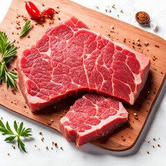 fresh raw meat