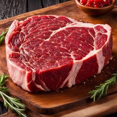 fresh raw meat
