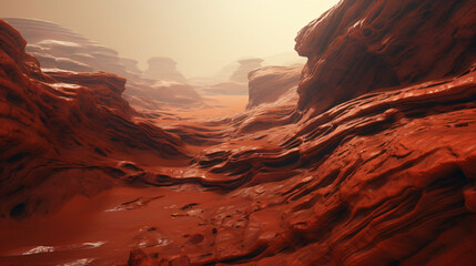 Surface of the Mars - obrazy, fototapety, plakaty