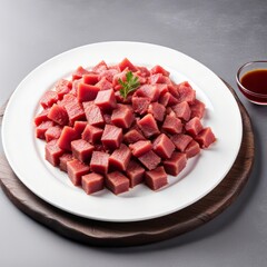 fresh raw meat