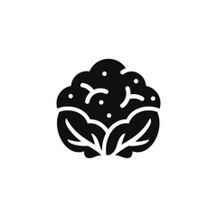 Cauliflower icon isolated on transparent background